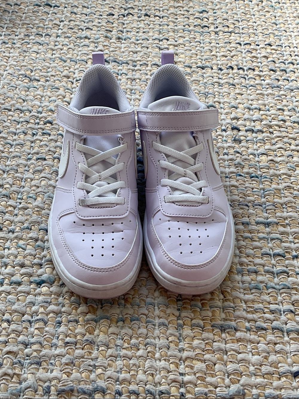Nike Kids Light Lavender Velcro & Lace Sneakers